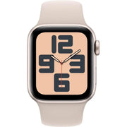 Apple Watch SE (2022) 2.ª gen. 40 mm A2722 (Solo GPS, sin datos móviles) Color blanco estrella - Reacondicionado, excelente estado