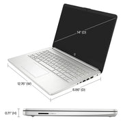 Portátil empresarial HP de 14", Intel Celeron N4120, 4 GB de RAM, 128 GB eMMC, 1 año de Office 365, Windows 11 Home