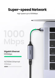 Adaptador de red USB 3.0 a Ethernet RJ45 UGREEN para PC, Windows 10, Xiaomi Mi Box 3/S y Nintendo Switch