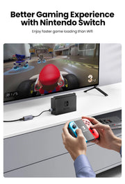 Adaptador de red USB 3.0 a Ethernet RJ45 UGREEN para PC, Windows 10, Xiaomi Mi Box 3/S y Nintendo Switch