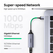 Adaptador de red USB 3.0 a Ethernet RJ45 UGREEN para PC, Windows 10, Xiaomi Mi Box 3/S y Nintendo Switch