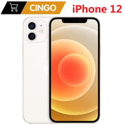 iPhone 12 original, Face ID, pantalla OLED de 6.1", 4GB de RAM, 64GB/128GB/256GB de ROM, smartphone desbloqueado, chip A14 Bionic, cámara dual de 12MP