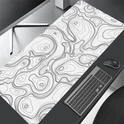Alfombrilla de ratón para juegos Strata Liquid, alfombrilla de escritorio para PC, accesorio para portátil, alfombrilla suave antideslizante, tamaño XXL, alfombrilla grande de 900x400 mm