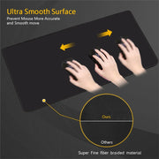 Alfombrilla de ratón para juegos Strata Liquid, alfombrilla de escritorio para PC, accesorio para portátil, alfombrilla suave antideslizante, tamaño XXL, alfombrilla grande de 900x400 mm