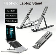 Soporte plegable DITONG para MacBook, soporte ajustable para computadora, PC y tablet, base para laptop con disipación de calor