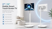 Monitor táctil interactivo inalámbrico de 32 pulgadas, televisor Smart TV portátil, LCD inteligente con tecnología de pantalla táctil