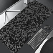Alfombrilla de ratón para juegos Strata Liquid, alfombrilla de escritorio para PC, accesorio para portátil, alfombrilla suave antideslizante, tamaño XXL, alfombrilla grande de 900x400 mm