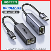 Adaptador de red USB 3.0 a Ethernet RJ45 UGREEN para PC, Windows 10, Xiaomi Mi Box 3/S y Nintendo Switch