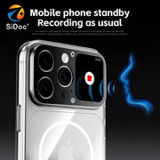 Nueva cámara de pantalla inteligente con visualización de fotos en tiempo real, grabación, juegos, aplicación de funda protectora móvil en línea