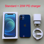 Teléfonos móviles Apple iPhone 12 Mini originales desbloqueados 64GB 128GB 256GB ROM iOS A14 Bionic Hexa Core 5.4'' Dual 12MP 5G 12Mini