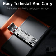 Soporte plegable DITONG para MacBook, soporte ajustable para computadora, PC y tablet, base para laptop con disipación de calor