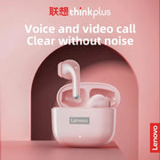 Auriculares inalámbricos Lenovo LP40 Pro Bluetooth 5.4 TWS HiFi estéreo, para juegos y deportes, con control táctil, llamadas HD y micrófono.