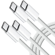 Cable de datos para teléfono móvil tipo C a tipo C de carga rápida PD 60W, 1m/2m, para iPhone 15, 16, 17, Samsung, Huawei, cable cargador USB C a C