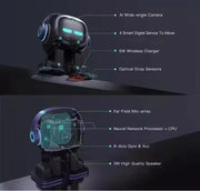 Robot inteligente de interacción emocional con IA, mascota electrónica de compañía con control por voz