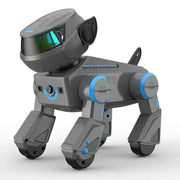 Perro robot inteligente con control remoto por gestos y táctil, altavoz Bluetooth, canciones, programable, luces geniales, juguete interactivo para niños de 6 años en adelante