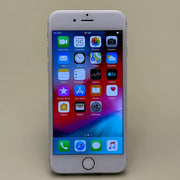 iPhone 6 original de Apple desbloqueado, 4.7 pulgadas, iOS 12, con huella dactilar; no permite usar ID de iCloud ni nuevas aplicaciones.