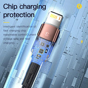 Cable USB Essager para iPhone 14 13 12 11 Pro Max Xs Xr X SE 8 7 6 Plus, cable de datos y carga rápida para teléfono móvil, cargador para iPad