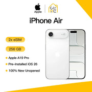 Apple iPhone Air Original Desbloqueado Chip A19 Pro 6.5" Super Retina XDR OLED Cámara Dual 48MP Versión Global 5G IP68 iOS 2*eSIM