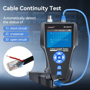 Probador de cables de red NOYAFA NF-8601S, rastreador de cables RJ45 RJ11, comprobador POE, probador de ping, herramientas de red