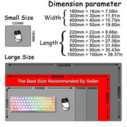 Alfombrilla de ratón para juegos Strata Liquid, alfombrilla de escritorio para PC, accesorio para portátil, alfombrilla suave antideslizante, tamaño XXL, alfombrilla grande de 900x400 mm