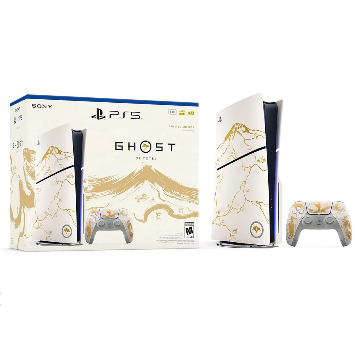 Sony PlayStation 5 Slim – Ghost of Yōtei Gold Limited Edition Bundle