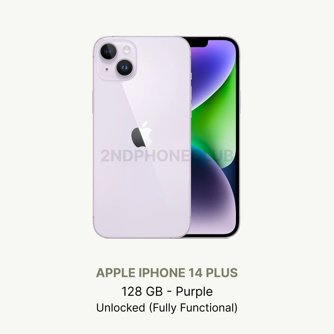 Apple iPhone 14 Plus 128/256/512GB Unlocked Excellent Condition All Colors (Renewed)