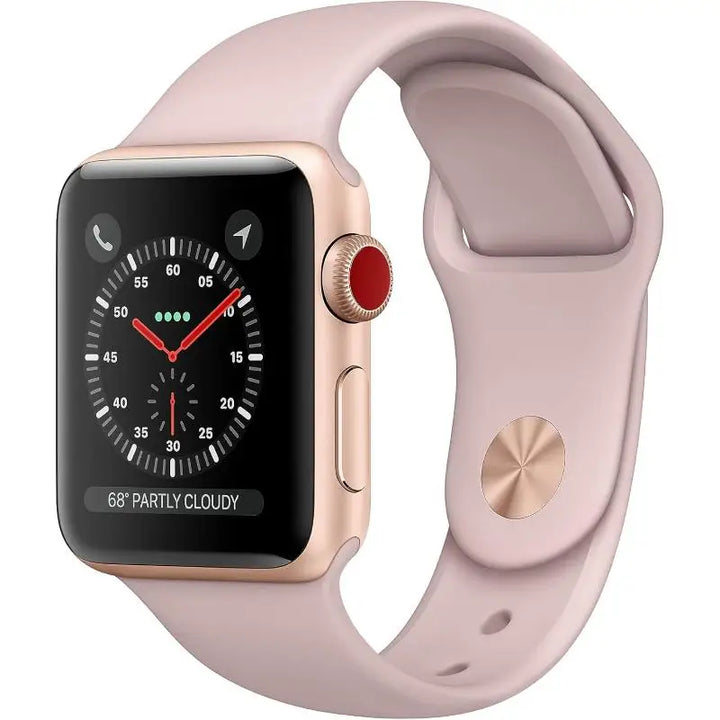 Apple Watch Series 3 Aluminum 38mm A1858 (GPS Only, No Cellular) Gold - Refurbished Good Condition