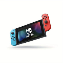 Nintendo Switch OLED Model Console with Neon Red & Neon Blue Joy-Con Controllers, Enhanced Handheld Gaming System