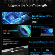 Portátil gaming Xiaman de 15,6", Intel Core i9 10980HK/9900, 16 GB de RAM, SSD de 2 TB, desbloqueo por huella dactilar, teclado retroiluminado