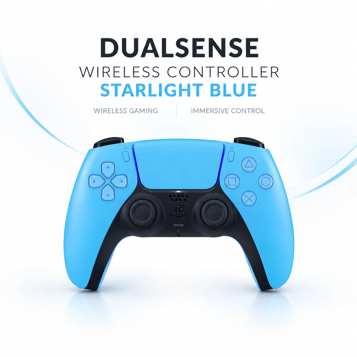 DualSense Starlight Blue Wireles Controller for Sony PS5