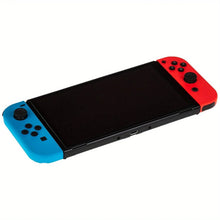 Nintendo Switch OLED Model Console with Neon Red & Neon Blue Joy-Con Controllers, Enhanced Handheld Gaming System