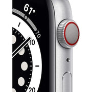 Apple Watch Series 6 Aluminio 40mm A2291 (Solo GPS, sin celular) Plata - Reacondicionado, condición aceptable