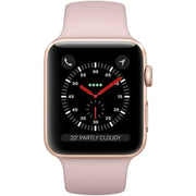 Apple Watch Series 3 Aluminio 38mm A1858 (Solo GPS, sin datos móviles) Oro - Reacondicionado en buen estado