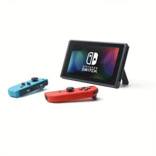 Nintendo Switch OLED Model Console with Neon Red & Neon Blue Joy-Con Controllers, Enhanced Handheld Gaming System