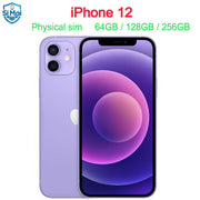 Smartphone Apple iPhone 12 de 6.1", original, desbloqueado, ranura para doble tarjeta SIM
