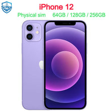 Apple iPhone 12 Smartphone 6.1" Original Unlocked CellPhone Dual Sim Card Slot