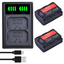 Batmax 2280mAh NP-FZ100 Battery+LED Dual Charger with Type C Port for Sony Alpha 9 A9R 9S A9S a7 iii A7R3 7RM3 a7m4  A6700 A6600