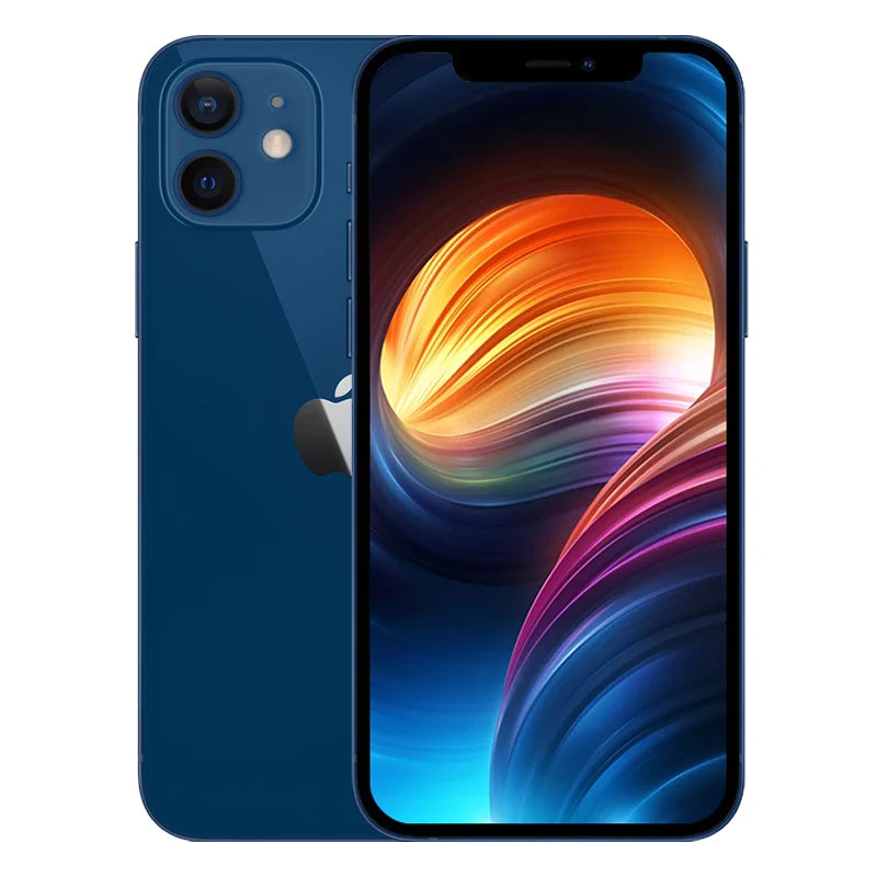 iPhone 12 5G iPhone 12 6.1" Super OLED original, 4GB RAM, 64/128/256GB ROM, chip A14 Bionic, Face ID, NFC, teléfono móvil original, estado 98% nuevo