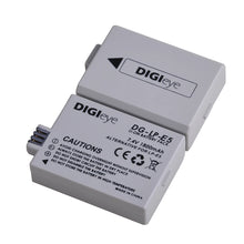 1800mAh LP-E5 LPE5 Battery/LED TypeC Charger for Canon EOS Rebel XS, Rebel T1i, Rebel XSi, 1000D, 500D, 450D,Kiss X3,X2,F
