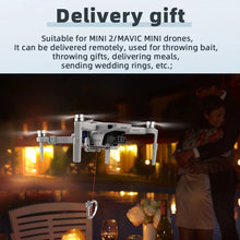 BRDRC Airdrop System for DJI Mini 4K/Mini 2/SE Drone Thrower Fishing Bait Wedding Ring Gift Long Distance Throw Deliver