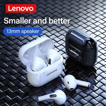 Original Lenovo LP40 kabellose Kopfhörer TWS Bluetooth-Ohrhörer Touch Control Sport-Headset Stereo-Ohrhörer für Android-Telefone