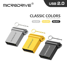 Super Mini Metal PenDrive 4GB 8GB 32GB High Speed USB Flash Drive Cle USB Stick 64GB 128GB Flash Memory Flash USB with Key Chain