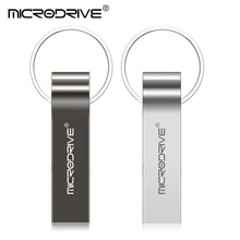Metal USB Flash Drive 128GB 64GB pendrive 32GB 4GB 8GB 16GB Memory sticks pen drive with key ring