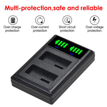 1800mAh LP-E5 LPE5 Battery/LED TypeC Charger for Canon EOS Rebel XS, Rebel T1i, Rebel XSi, 1000D, 500D, 450D,Kiss X3,X2,F