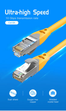 Vention Ethernet Cable CAT6A 10Gbps RJ 45 Network Cable Lan RJ45 Patch Cord for PS4 Laptop PC PS 4 Router CAT 6A Cable Ethernet