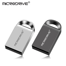 Super mini 32GB pendrive metal USB flash drive  4GB 8GB 16GB 32GB 64GB 128GB pen drive USB2.0 tiny memory stick U Disk cle usb