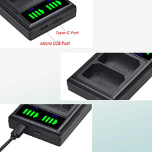 Batmax 2280mAh NP-FZ100 Battery+LED Dual Charger with Type C Port for Sony Alpha 9 A9R 9S A9S a7 iii A7R3 7RM3 a7m4  A6700 A6600