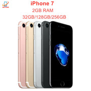 Apple iPhone 7 32/128/256GB ROM Original 4.7" IPS LCD 2GB RAM iOS A10 Quad Core NFC Huella dactilar Desbloqueado 4G LTE