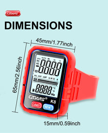 Wrist-worn Auto-ranging Digital Multimeter Multi Tester DCV ACV Resistance Continuity Measurement with Wearable Wrist Strip