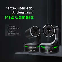 Cinetreak CT-PT20/CT-PT12/CT-PT20 NDI/CT-PT12 NDI 12/20x Optical Zoom HDMI&SDI AI Livestream PTZ Camera for Education Conference